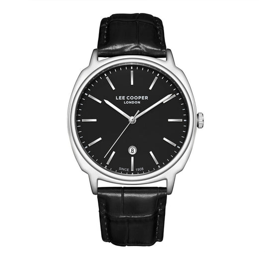 Lee Cooper, Men's, Analog Watch, Black Dial, with Leather Band, LE-LC08248.351