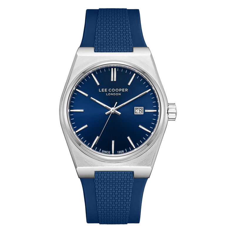 Lee Cooper, Men's, Analog Watch, Blue Dial, with Silicone Band, LE-LC08250.399