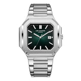 Lee Cooper, Men's, Analog Watch, Green Dial, with Stainless Steel Band, LE-LC08269.370