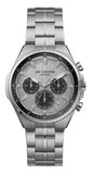 Lee Cooper Men's Multifunction Watch with Silver Dial and Stainless Steel Band, LC08273.320