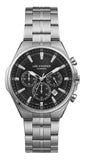 Lee Cooper Men's Multifunction Watch with Black Dial and Stainless Steel Band, LC08273.350