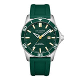 Lee Cooper, Men's, Analog Watch, Green Dial, with Silicone Band, LE-LC08278.375