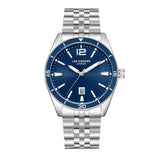 Lee Cooper, Men's, Analog Watch, Blue Dial, with Stainless Steel Band, LE-LC08281.390