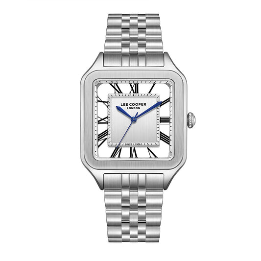 Lee Cooper Men's Analog Watch with Silver Dial and Stainless Steel Band, LC08282.330