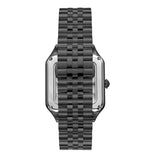 Lee Cooper Men's Analog Watch with Silver Dial and Black Stainless Steel Band, LC08282.630