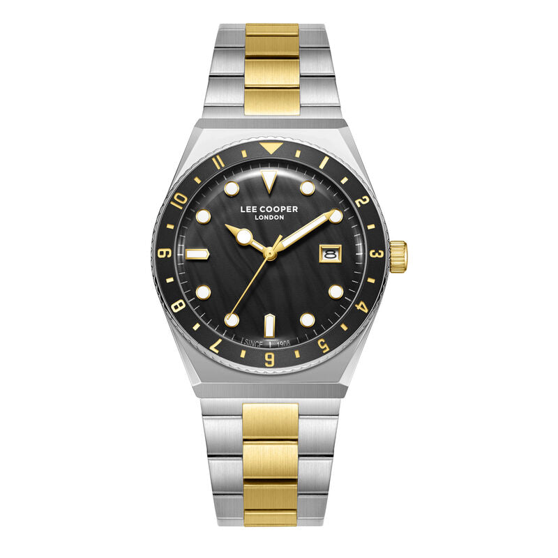 Lee Cooper, Men's, Analog Watch, Black Dial, with Stainless Steel Band, LE-LC08284.250
