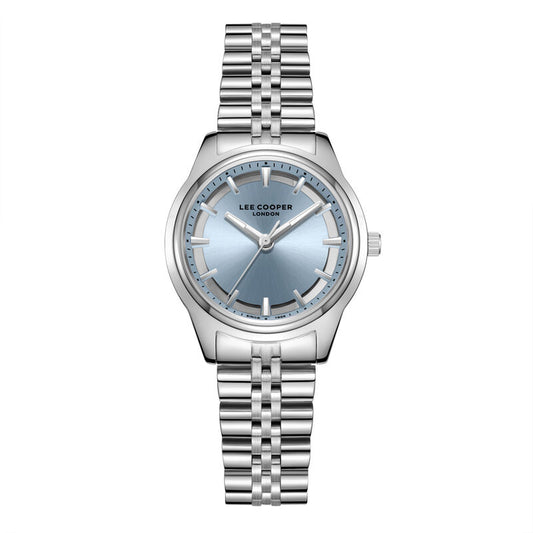 Lee Cooper, Men's, Analog Watch, Blue Dial, with Stainless Steel Band, LE-LC08285.300