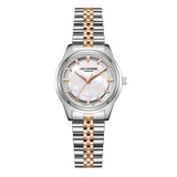 Lee Cooper women analog watch, pearl dial with stainless steel strap, model LE-LC08285.520, Bahrain
