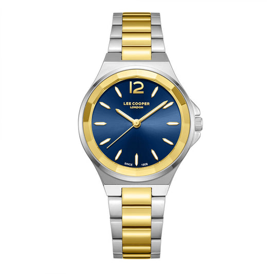 Lee Cooper, Men's, Analog Watch, Blue Dial, with Stainless Steel Band, LE-LC08286.290