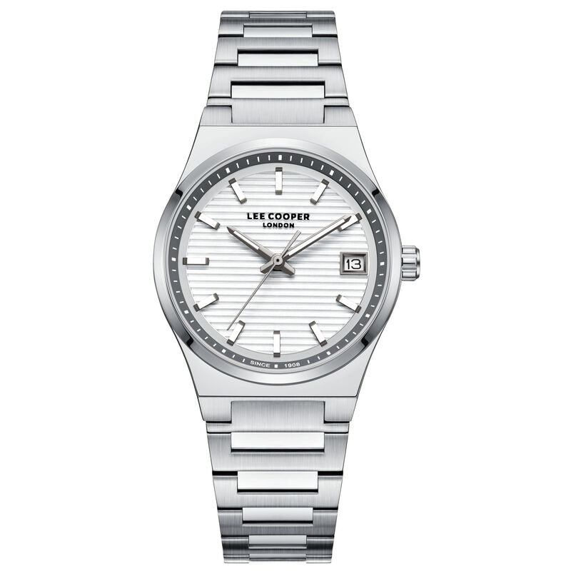 Lee Cooper, Men's, Analog Watch, Silver Dial, with Stainless Steel Band, LE-LC08289.330