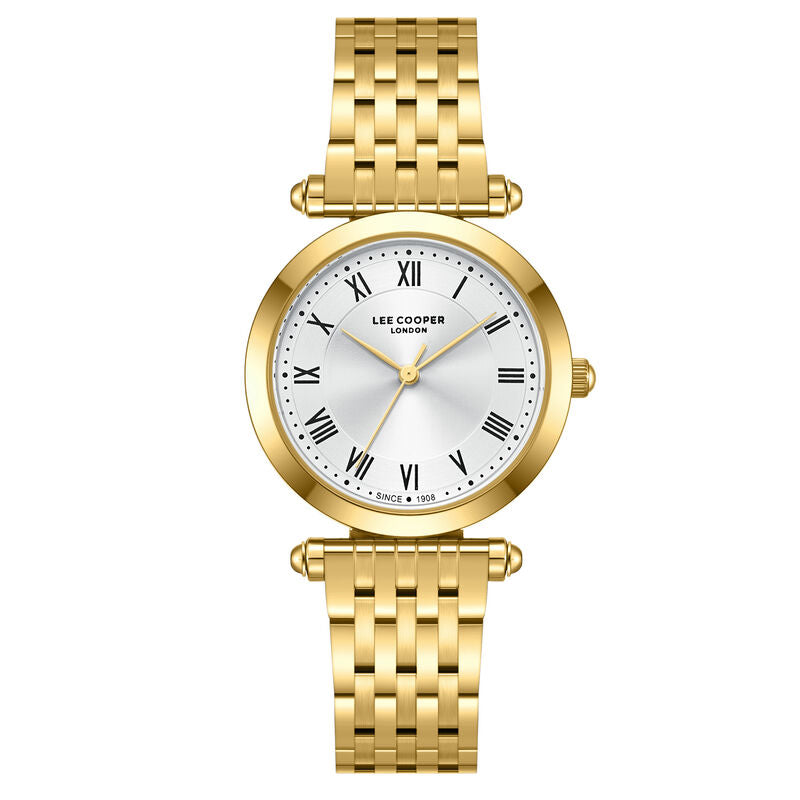 Lee Cooper, Men's, Analog Watch, Silver Dial, with Stainless Steel Band, LE-LC08290.130