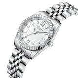 Lee Cooper Women's Analog Watch Mother of Pearl Dial with Stainless Steel Strap, LC08303.320