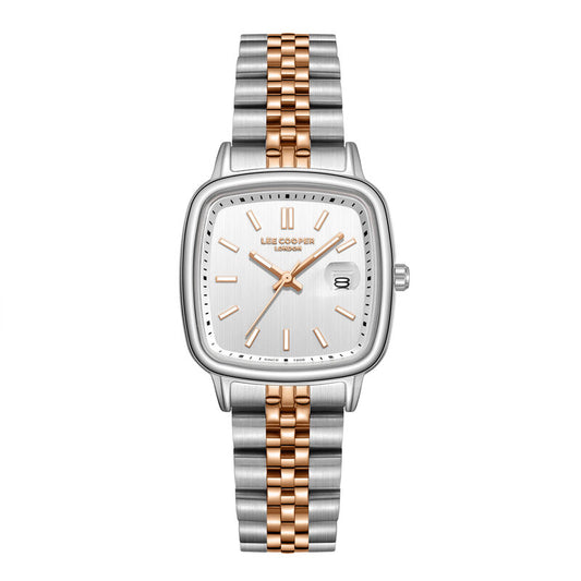 Lee Cooper, Men's, Analog Watch, Silver Dial, with Stainless Steel Band, LE-LC08307.530
