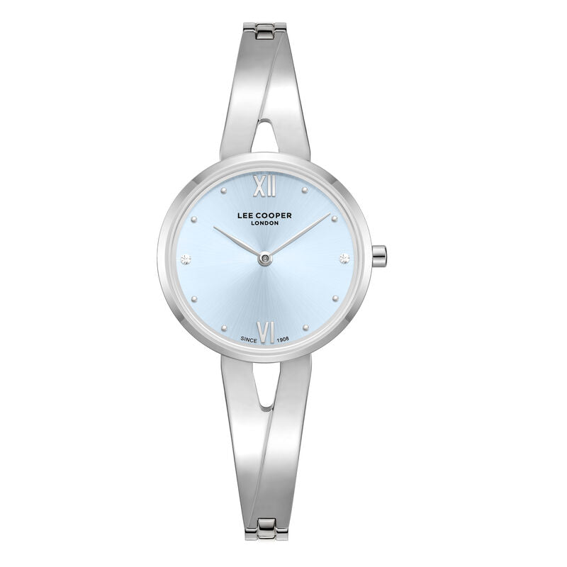 Lee Cooper women analog watch, blue dial with stainless steel band, model LE-LC08308.300, Bahrain