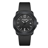 Lee Cooper men analog watch, black dial with silicone band, model LE-LC08312.651, Bahrain
