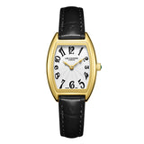 Lee Cooper women analog watch, silver dial with leather strap, model LE-LC08315.131, Bahrain