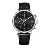 Lee Cooper Men's Multifunction Watch with Black Dial and Black Leather Band, LC08333.351