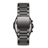 Lee Cooper Men's Multifunction Watch with Red To Black Dial and Gunmetal Stainless Steel Band, LC08339.080