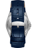 Lee Cooper Men's Automatic Watch with Blue Dial and Blue Leather Band, LC08342.399