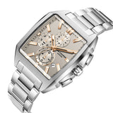 Lee Cooper Men's Multifunction Watch with Grey Dial and Stainless Steel Band, LC08344.360