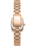 Lee Cooper Women's Analog Watch with Brown Dial and Rose Gold Stainless Steel Band, LC08347.440