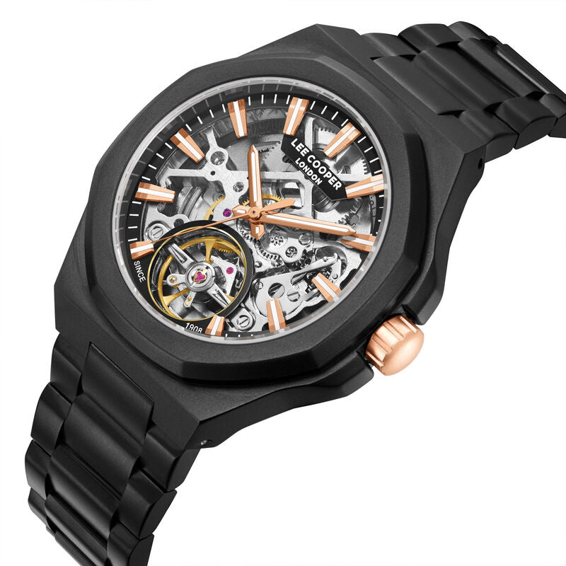 Lee Cooper, Men's, Analog Watch, Silver Dial, with Stainless Steel Band, LE-LC08368.650