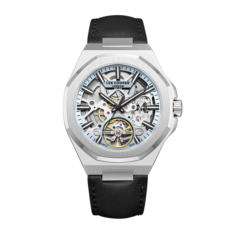 Lee Cooper, Men's, Analog Watch, Blue Dial, with Leather Band, LE-LC08369.301