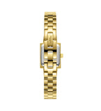 Lee Cooper Women's Analog Watch with White Mother Of Pearl Dial and Gold Stainless Steel Band, LC08385.120