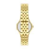 Lee Cooper Women's Date Analog Watch with Gold Dial and Stainless Steel Band, LC08394.130
