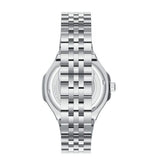 Lee Cooper Men's Date Analog Watch with Gunmetal Black Dial and Stainless Steel Band, LC08395.350