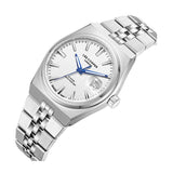 Lee Cooper Men's Date Analog Watch with Silver Dial and Stainless Steel Band, LC08397.330
