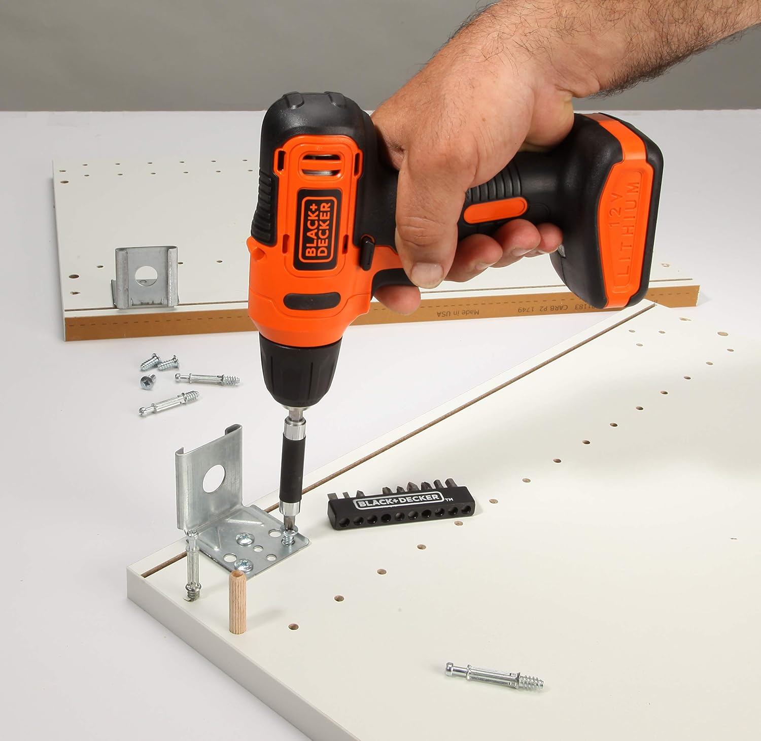 Black+Decker, 12V Cordless Drill Driver,LD12SP-B5