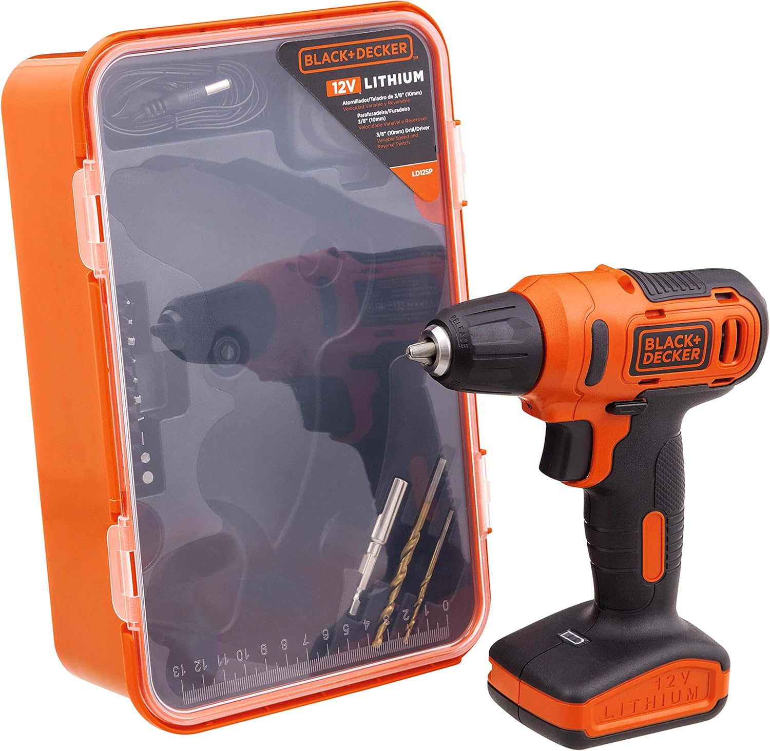 Black+Decker, 12V Cordless Drill Driver,LD12SP-B5
