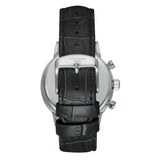 Lee Cooper Men's Multifunction Watch with Black Dial and Black Leather Band, LC08401.351