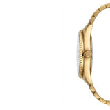 Lee Cooper Women's Analog Watch with Silver Dial and Silver/Gold Stainless Steel Band, LC08400.130