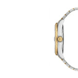 Lee Cooper Women's Analog Watch with Green Dial and Silver/Gold Stainless Steel Band, LC08400.270