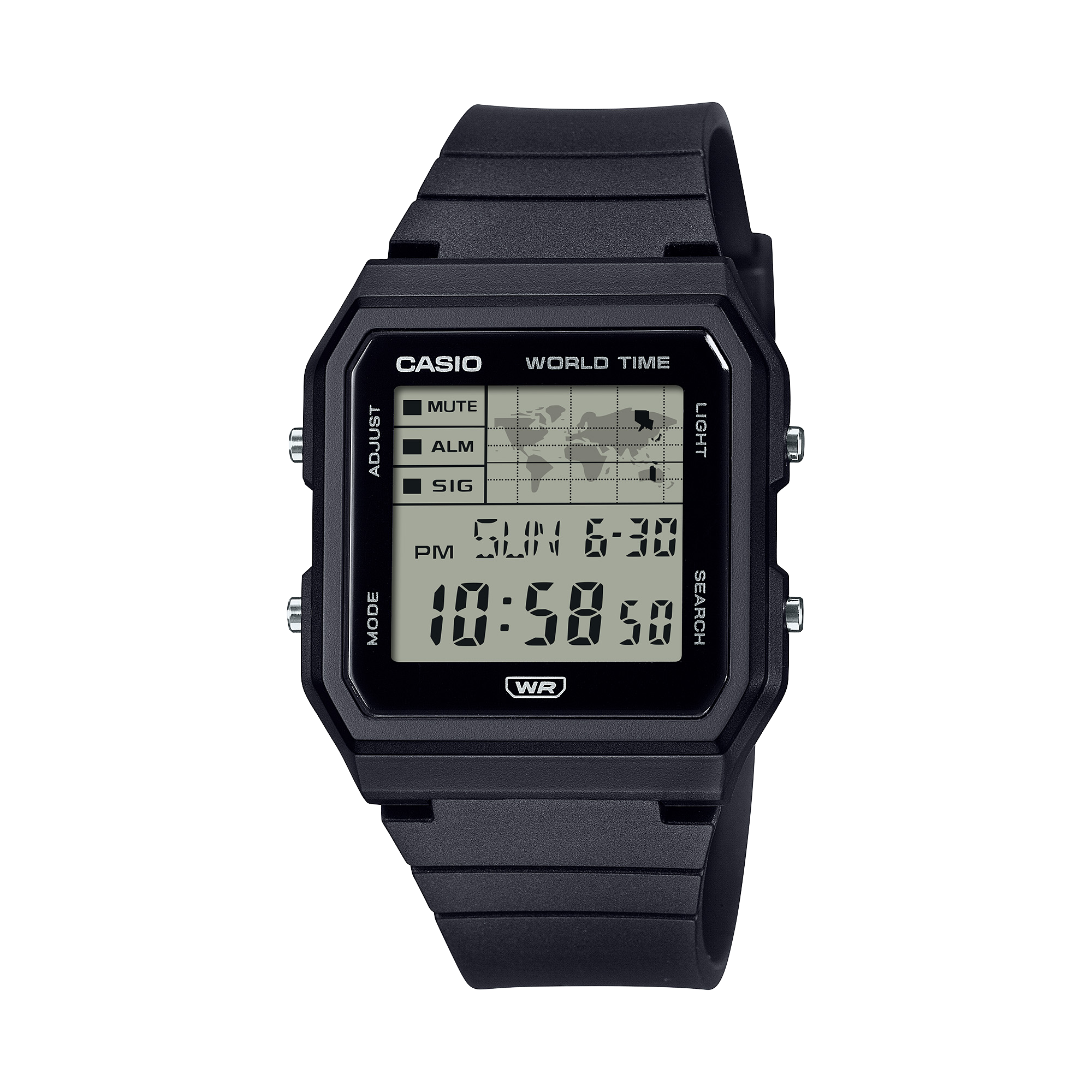 Casio Unisex Digital Watch, Clear Dial With Black Bio-based resin Band, LF-30W-1ADF | Kewalrams Bahrain