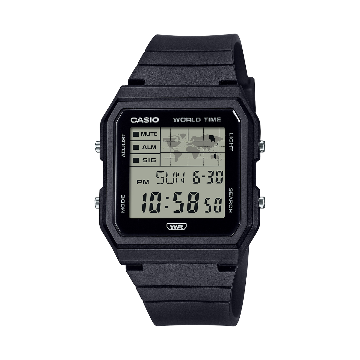 Casio Unisex Digital Watch, Clear Dial With Black Bio-based resin Band, LF-30W-1ADF | Kewalrams Bahrain