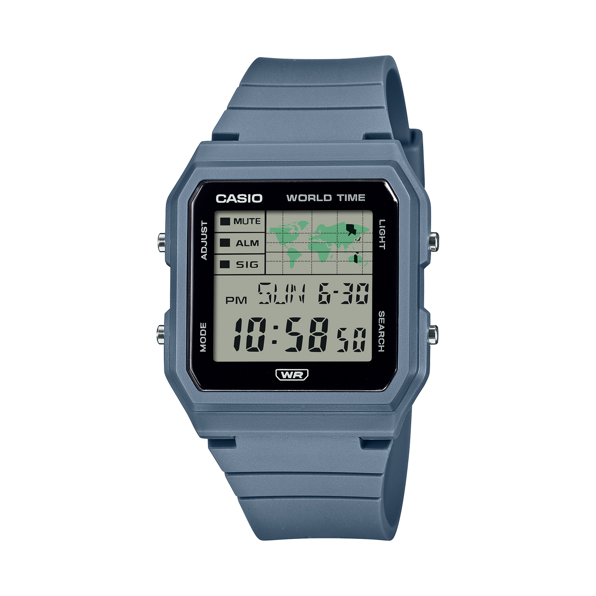 Casio Unisex Digital Watch, Clear Dial With Blue Bio-based resin Band, LF-30W-2ADF | Kewalrams Bahrain