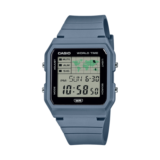 Casio Unisex Digital Watch, Clear Dial With Blue Bio-based resin Band, LF-30W-2ADF | Kewalrams Bahrain