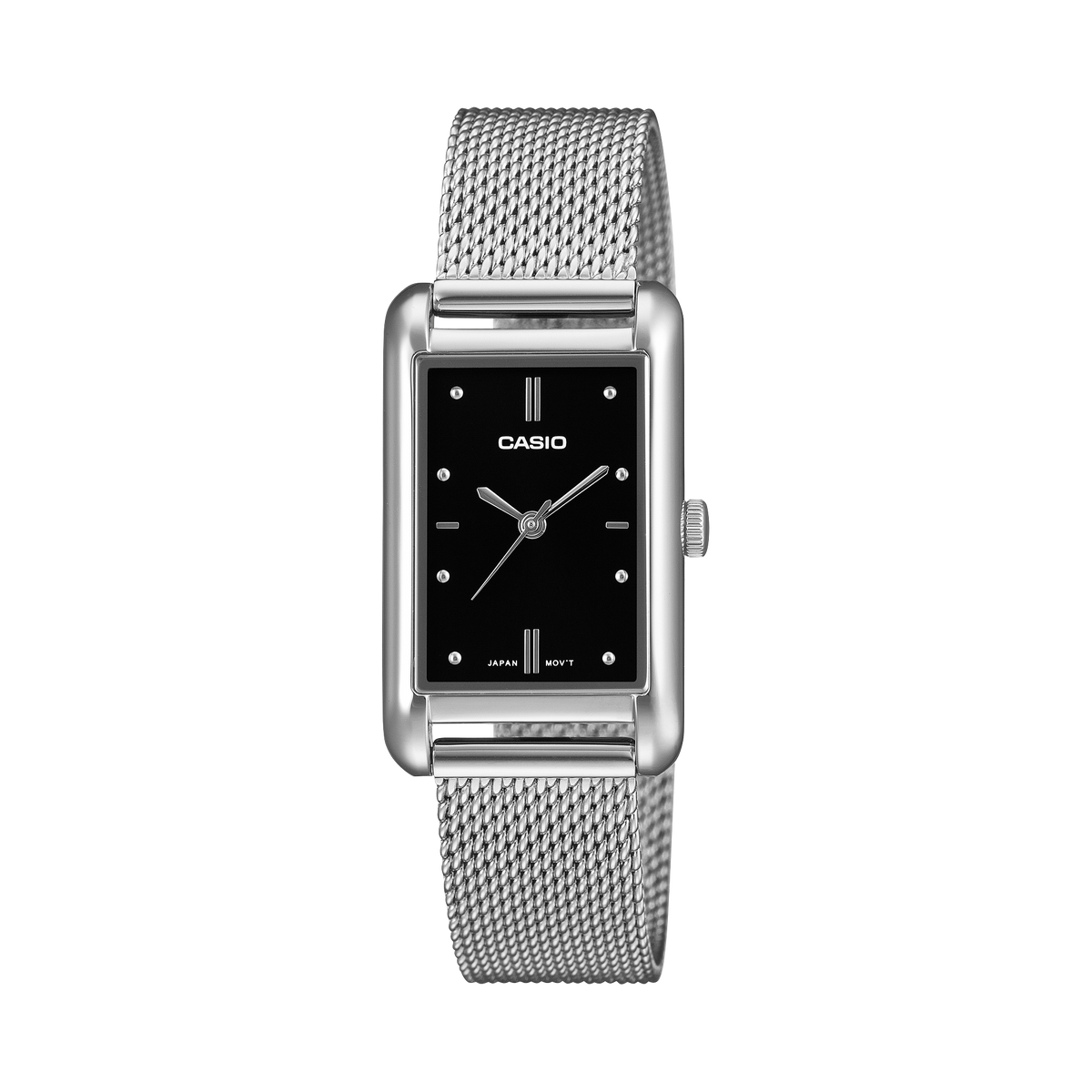 Casio Women's Analog Watch Black Dial Steel Band, LTP-B171M-1ADF