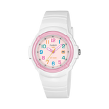 Casio Women's Analog Watch, Pink Dial With White Bio-based resin Band, LX-800H-7A1VDF | Kewalrams Bahrain