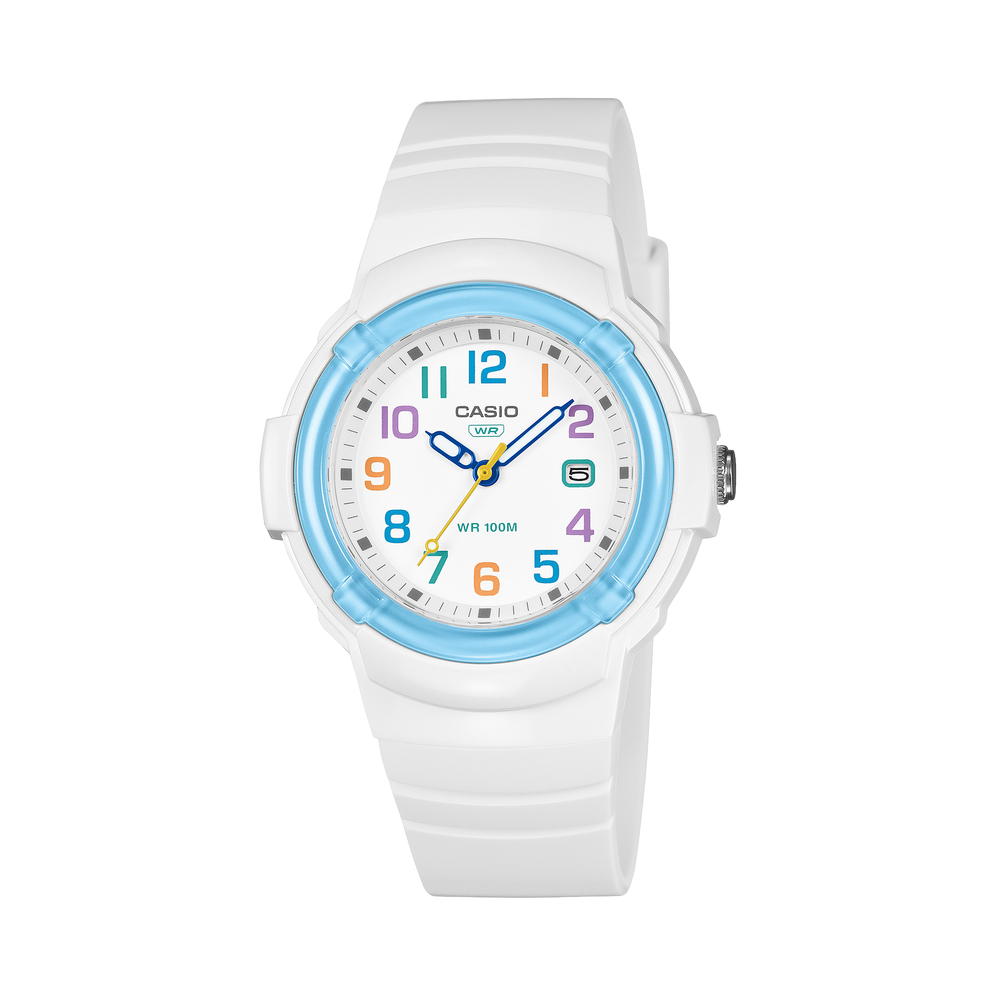 Casio Women's Analog Watch White Dial with White Resin Band, LX-800H-7A2VDF product image