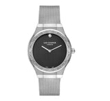 Lee Cooper Women's Watch Analog, Black Dial, Mesh Strap, LC07407.350 