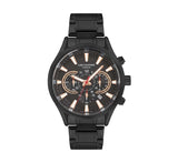 Lee Cooper Men's Watch Analog, Black Dial, Black Stainless Steel Strap, LC07417.650