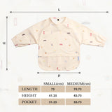 Milk It Baby Water Proof Sleeved Bib, London City, MI-SBLN007S