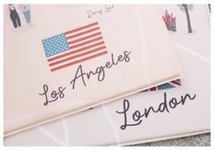 Milk It Baby Los Angeles Play Mat, City Tour Collection 100% TPU Foam Reversible Mat, MI-LOSANGELESPM