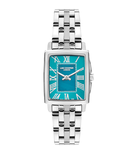 Lee Cooper, Men's, Analog Watch, Blue Dial, with Stainless Steel Band, LE-LC07940.390