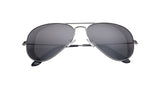 Fastrack Men's Aviator Sunglasses with Polarised and UV Protected Lens, M165BK44V