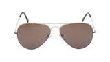 Fastrack Men's Aviator Sunglasses with Polarised and UV Protected Lens, M165BR43V